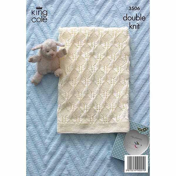 king-cole-3506-strickanleitung-babydecke-comfort-dk image 2