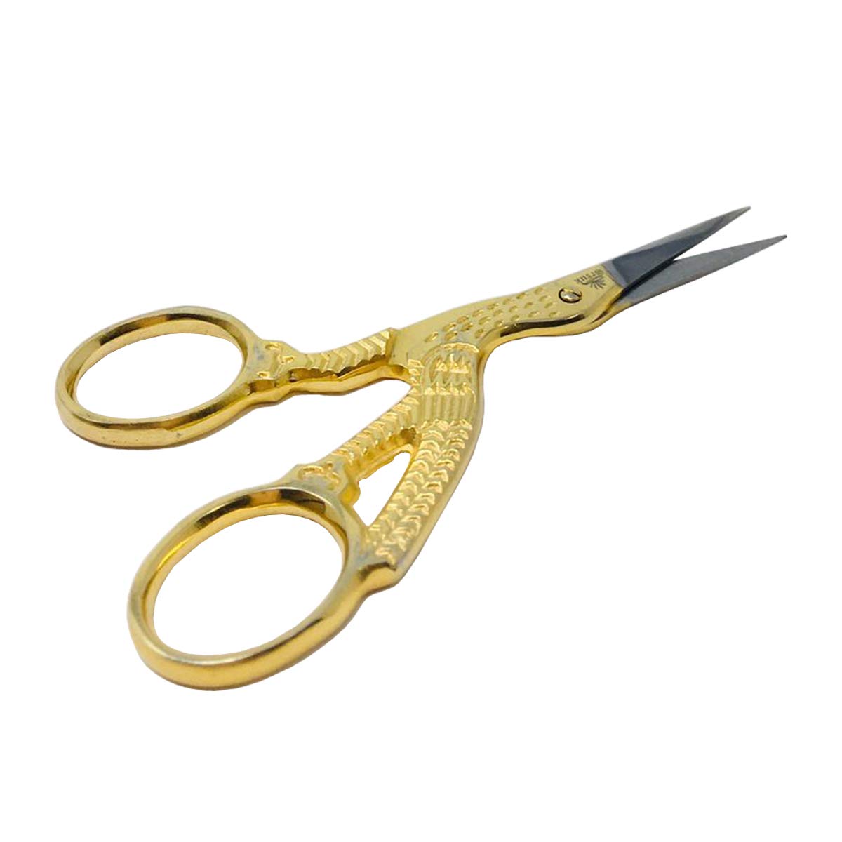 dmc-storch-stickschere-9-cm-gold-lange-feine-spitzen-geschenk image 5