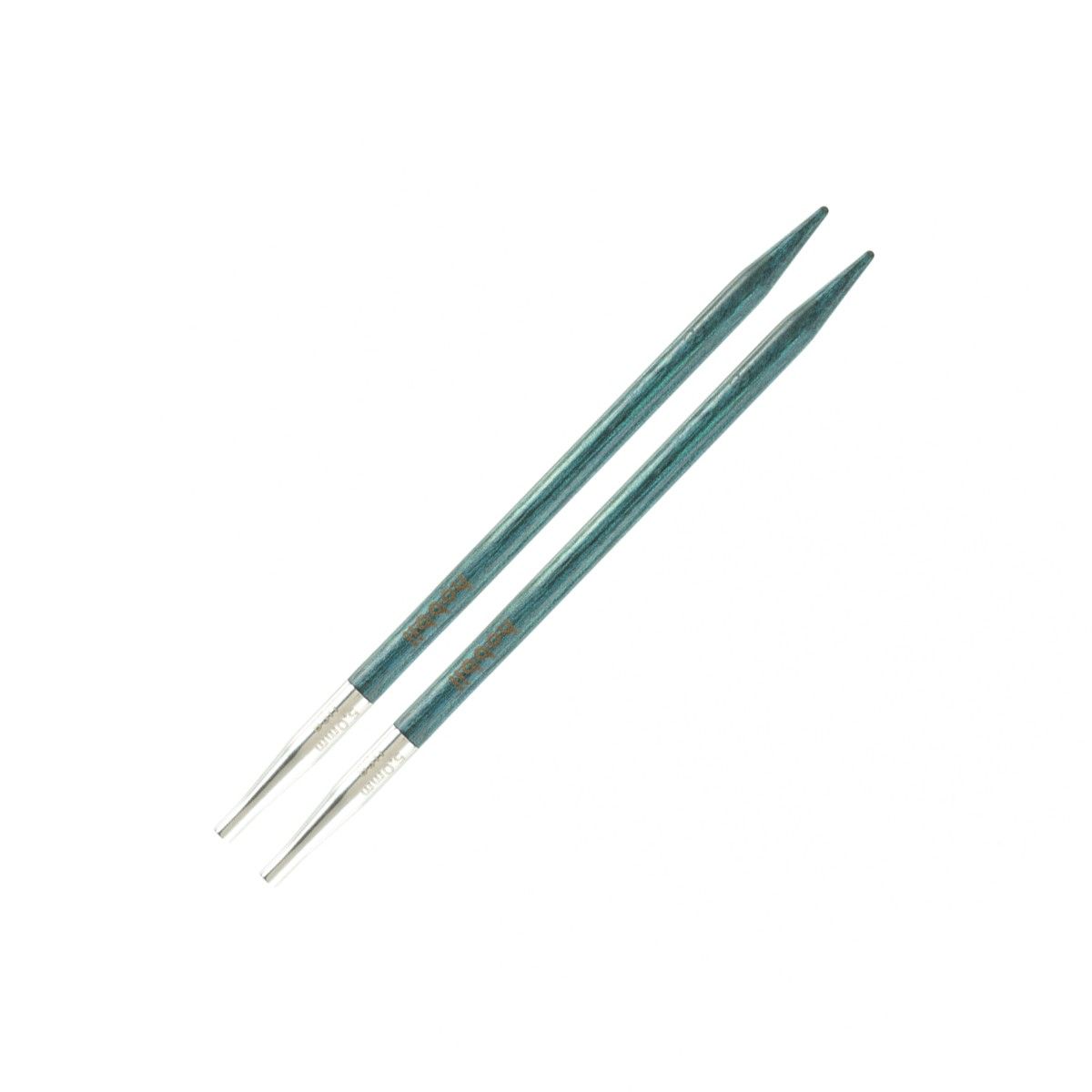 hobbii-betula-austauschbare-rundstricknadeln-cerulean-holzspitzen image 1