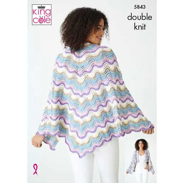 king-cole-patterns-5843-t-cher-strickanleitung-cottonsmooth-dk image 1