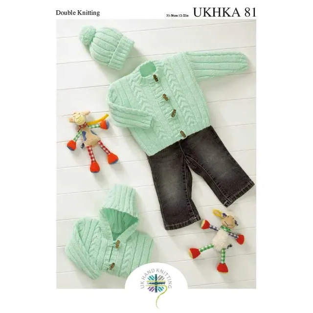 king-cole-patterns-ukhka-81-strickanleitung-jacke-m-tze image 1