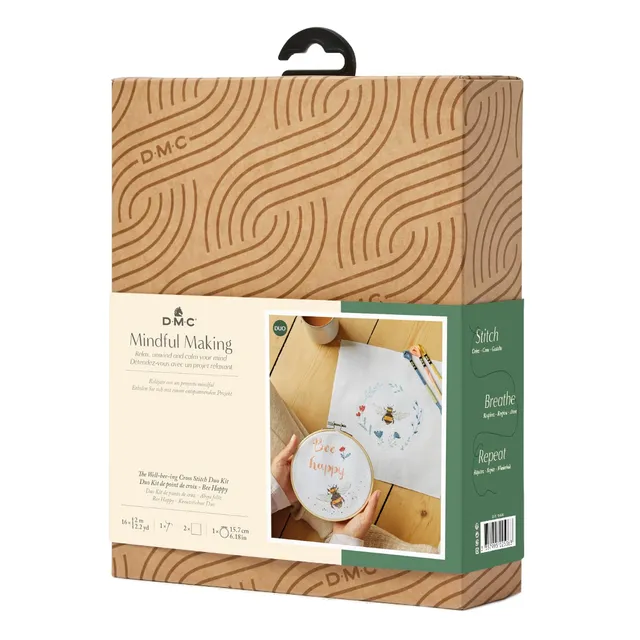 dmc-bee-happy-kreuzstichset-duo-bienen-2-motive image 1