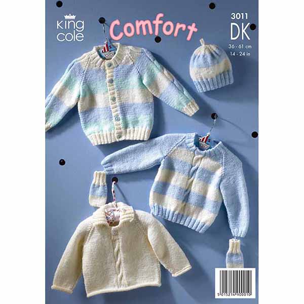 king-cole-3011-cardigan-pullover-strickanleitung-comfort-dk image 3