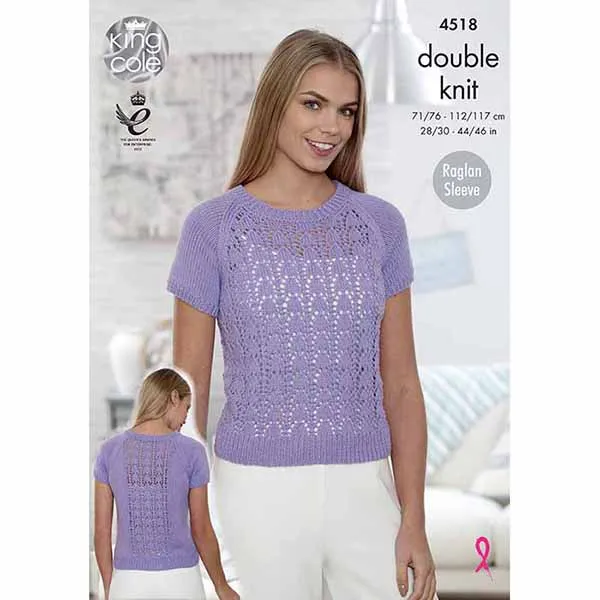 king-cole-patterns-4518-strickanleitung-pullover-cottonsoft image 1