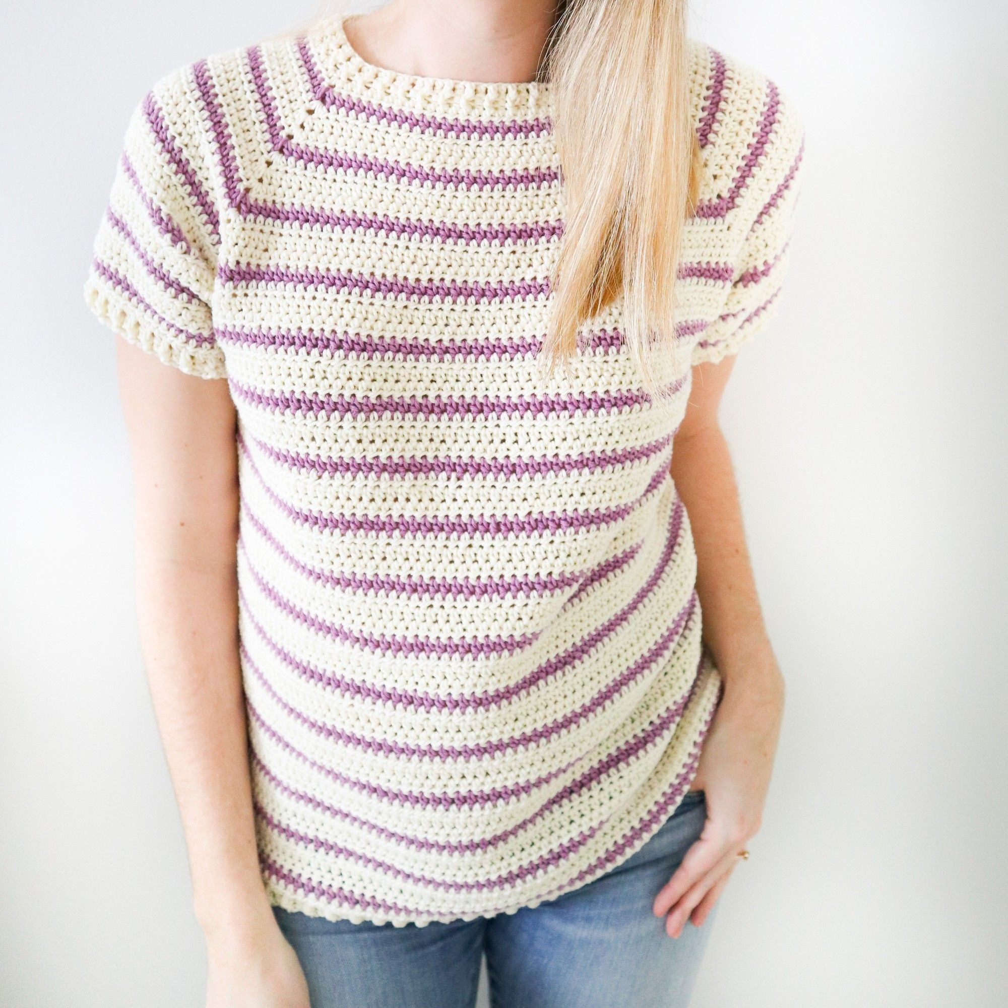 hobbii-anleitungen-lavender-tee-strickanleitung-t-shirt-xs-5xl image 3