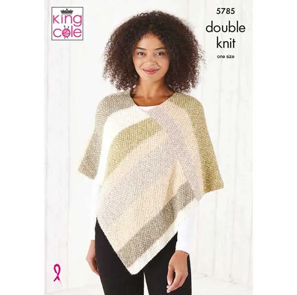 king-cole-5785-ponchos-strickanleitung-harvest-dk-familie image 1