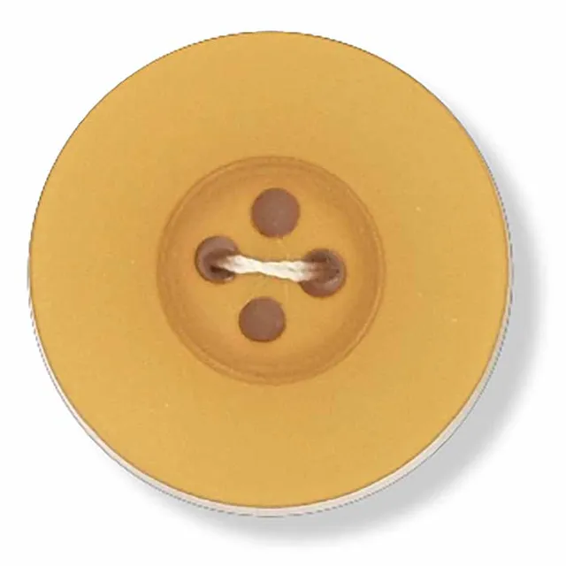 king-cole-haberdashery-deep-rimmed-knopf-mustard-36-ligne image 1