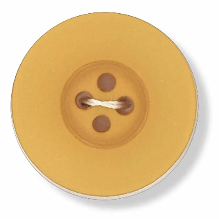 king-cole-haberdashery-deep-rimmed-knopf-mustard-36-ligne image 1