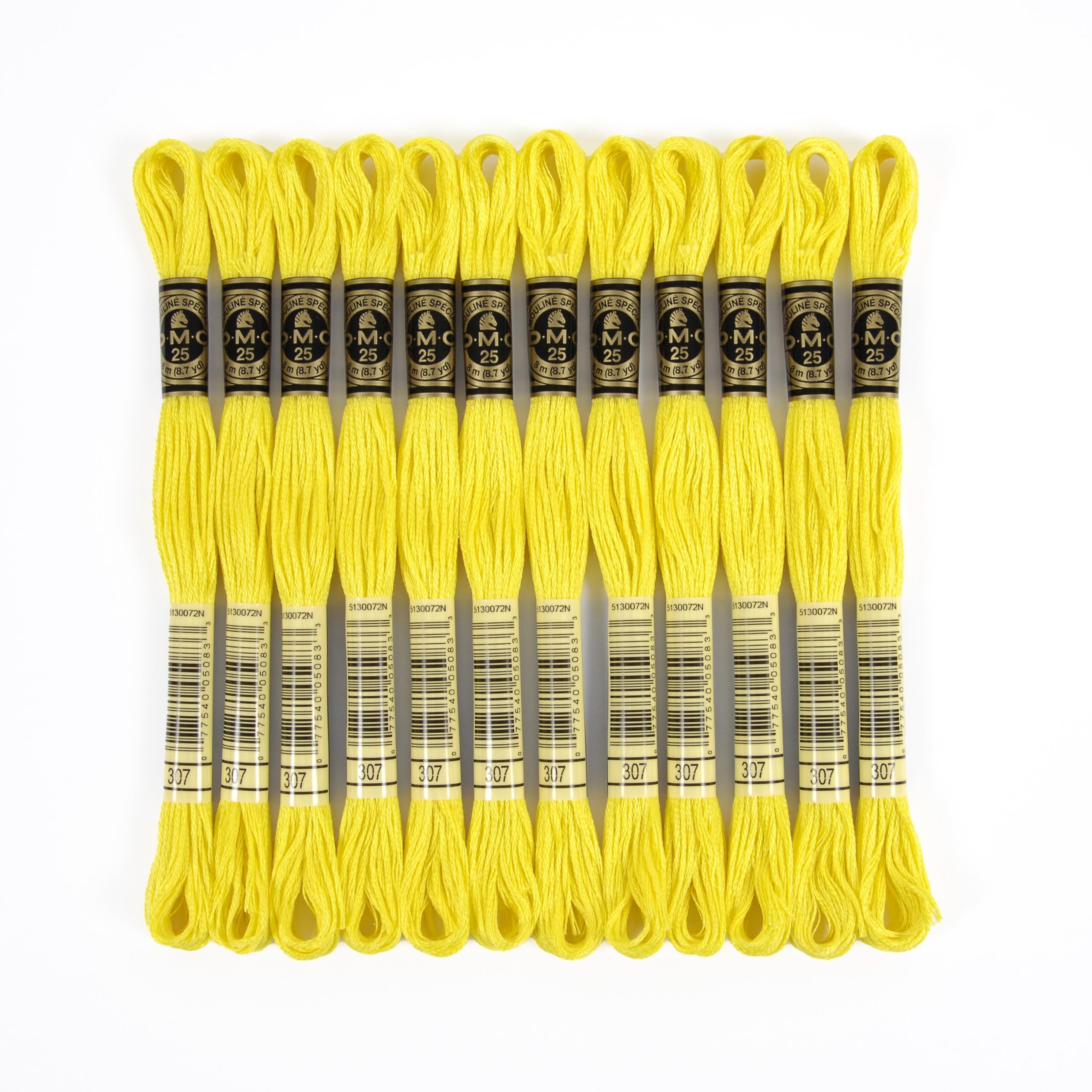 dmc-mouline-special-117mc-0307-sticktwist-gelb-8-m-baumwolle image 1