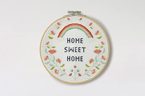 dmc-kreuzstich-set-home-sweet-home-gift-of-stitch-rahmen image 7