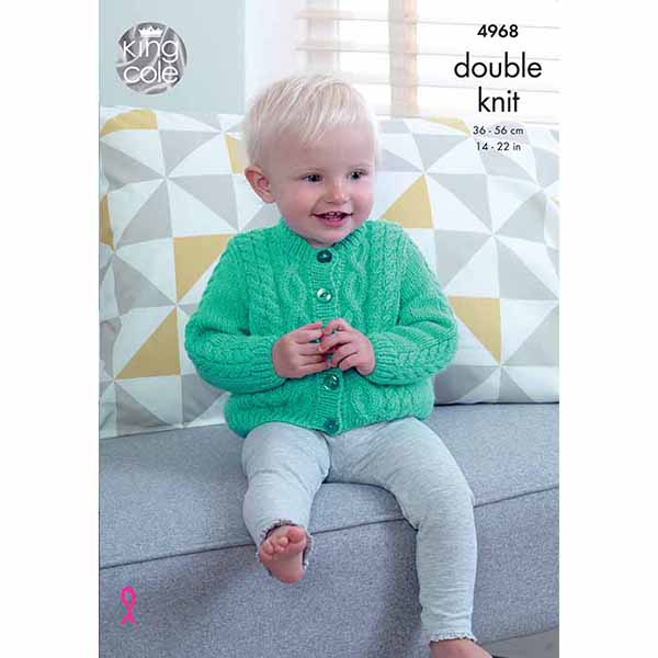 king-cole-4968-strickanleitung-cardigan-weste-comfort-dk image 1