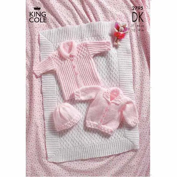 king-cole-2795-decke-mantel-jacke-strickanleitung-dk image 1