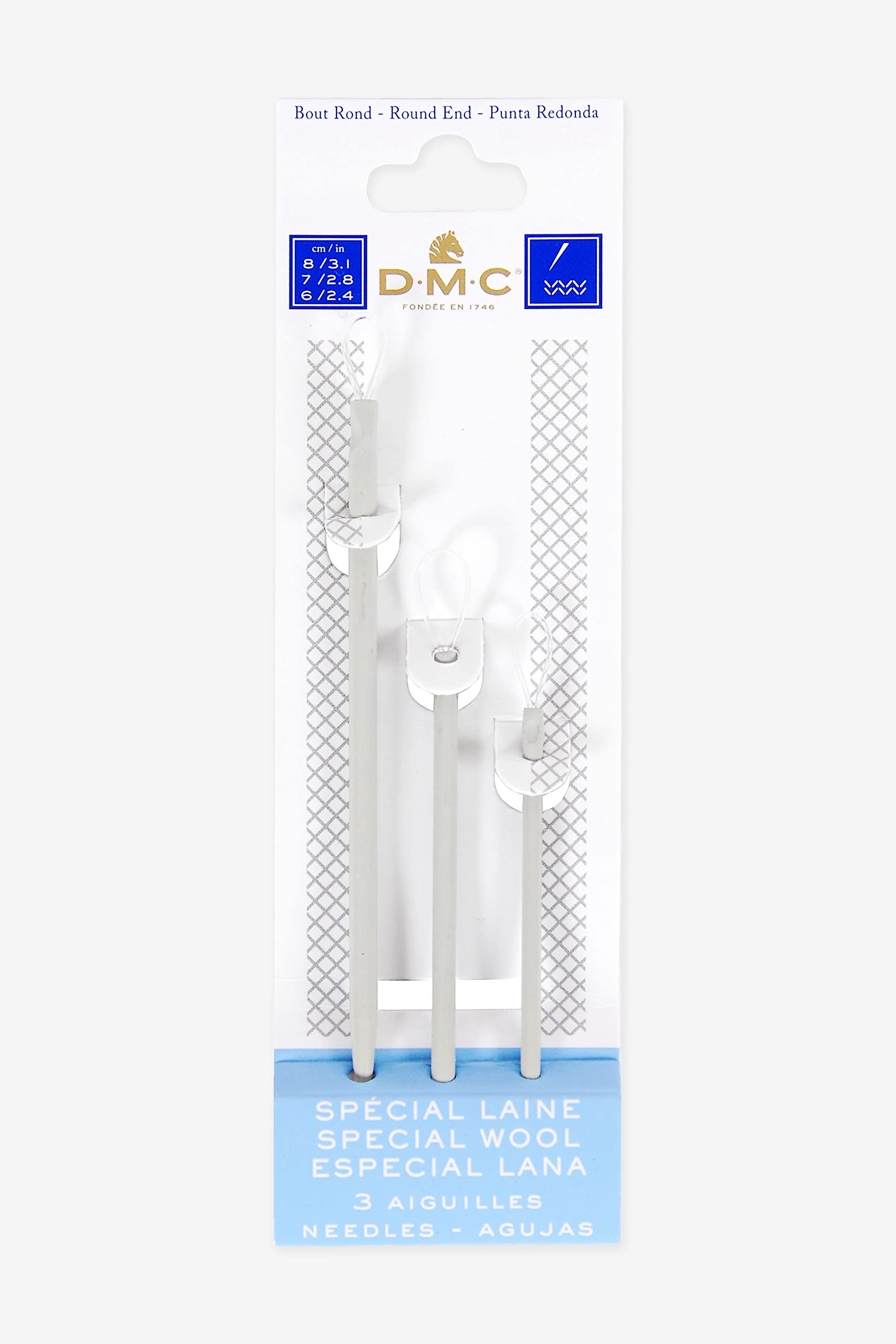dmc-wollnadeln-3er-set-kunststoff-transparent-mit-perlon-hr image 1