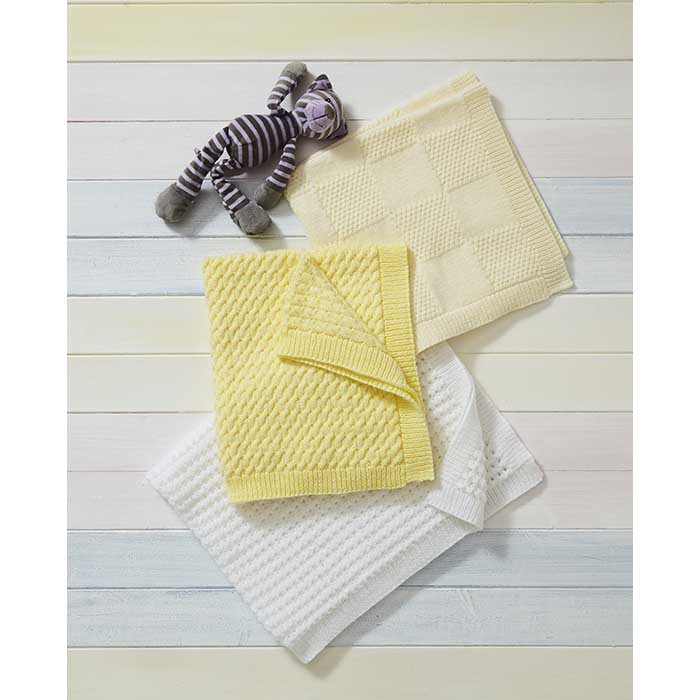ukhka-224-strickanleitung-babydecken-baby-blankets-set image 1