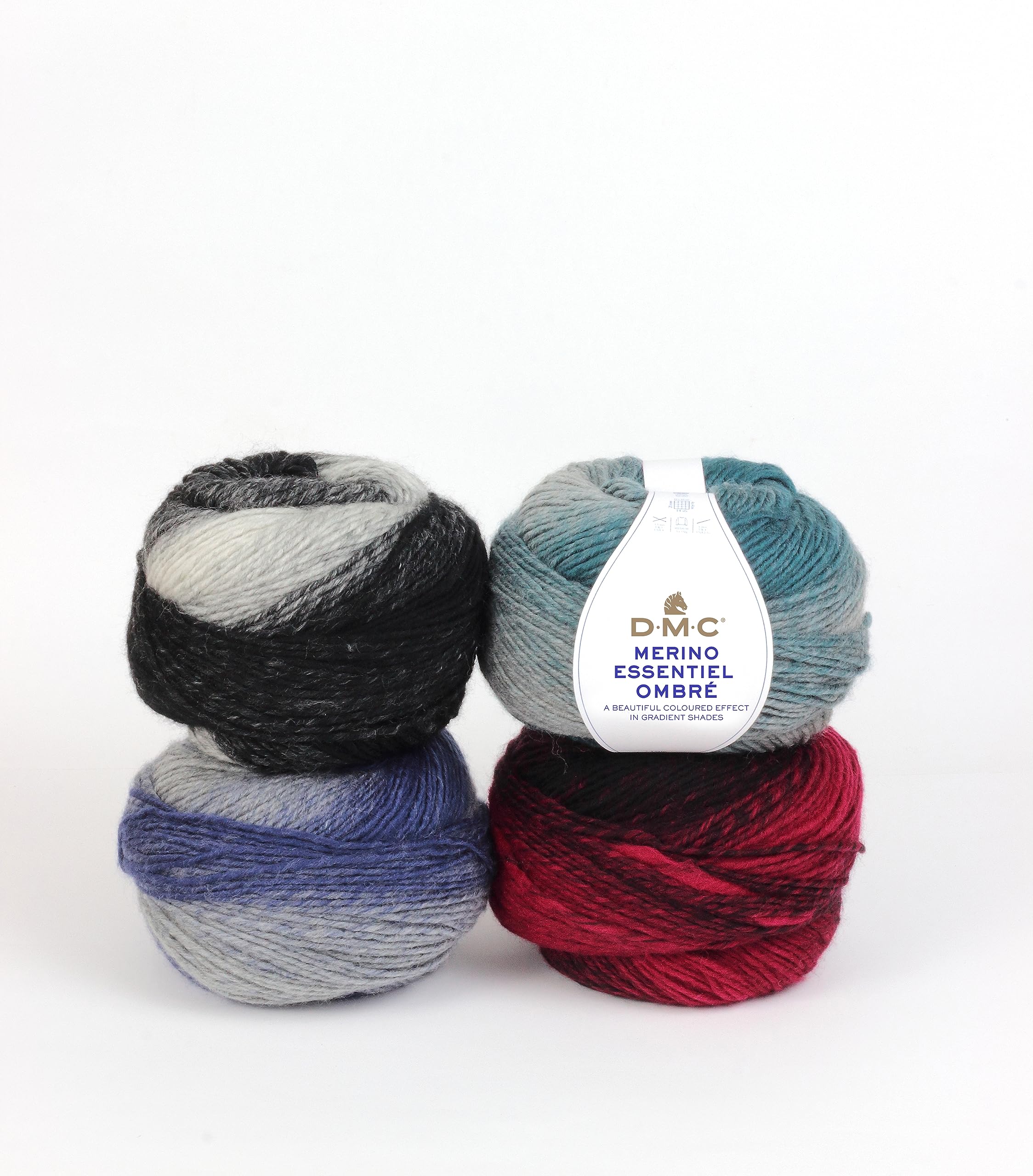 dmc-merino-essentiel-ombr-strickwolle-1001-150g image 3