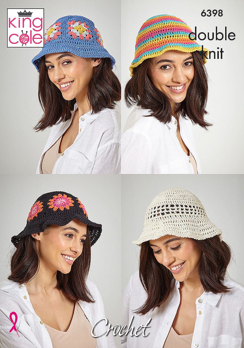 king-cole-6398-h-kelanleitung-bucket-hats-cottonsoft-dk image 1