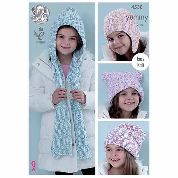 king-cole-4538-m-tzen-schal-strickanleitung-yummy image 1