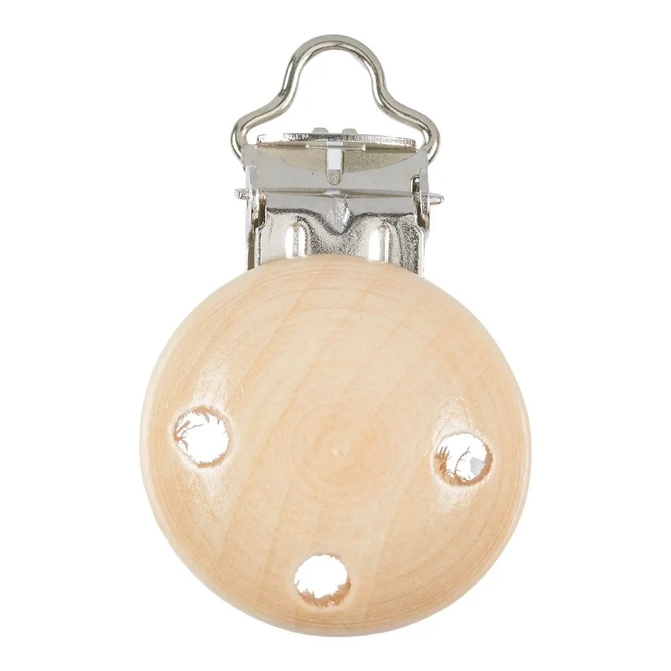 hobbii-zubeh-r-schnullerketten-clip-holz-rund-nickelfrei image 1