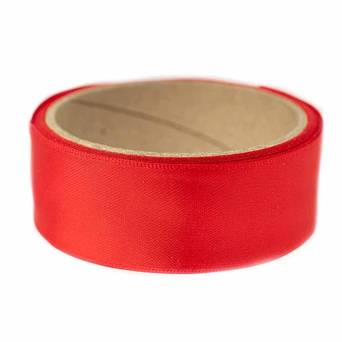 king-cole-rotes-satinband-25-mm-x-3-m-polyester image 1