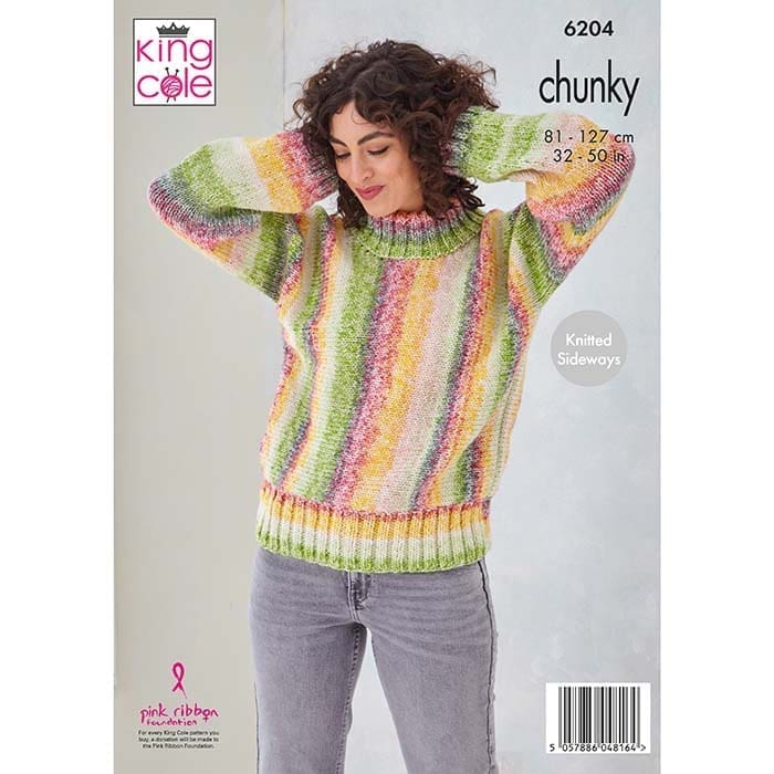 king-cole-patterns-6204-strickanleitung-pullover-jacke-hedgerow image 2