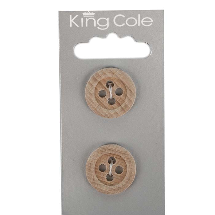 king-cole-haberdashery-holzkn-pfe-rund-gro-holz image 1