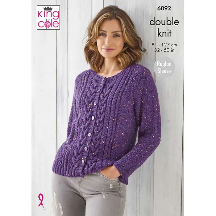 king-cole-patterns-6092-strickanleitung-pullover-big-value-tweed-dk image 1