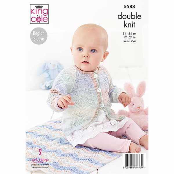 king-cole-patterns-5588-strickanleitung-decke-beaches-dk image 2