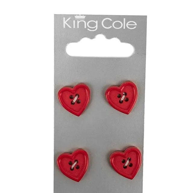 king-cole-haberdashery-heart-shaped-kn-pfe-rot image 1