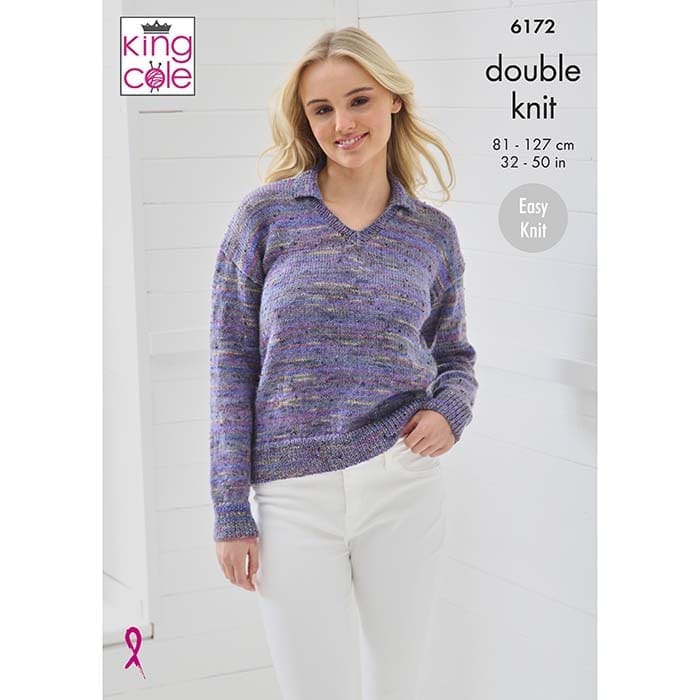king-cole-patterns-6172-pullover-strickanleitung-prism-dk image 1