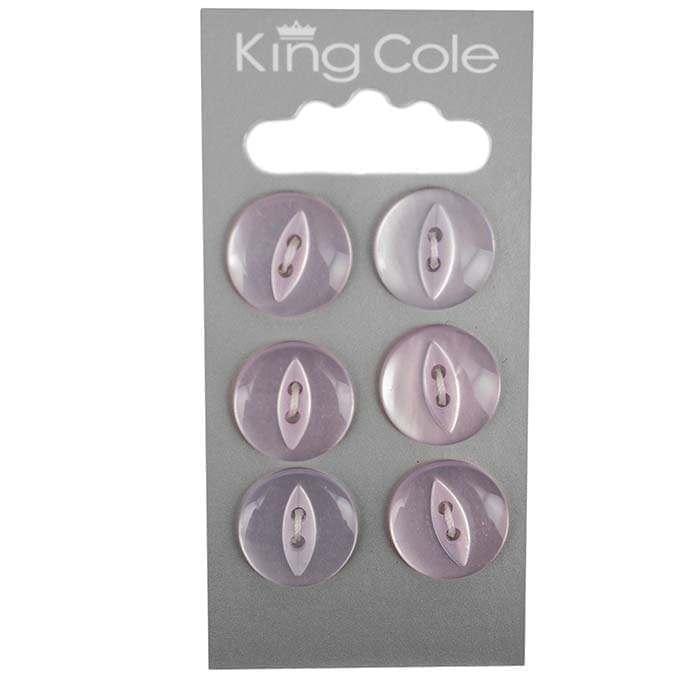 king-cole-haberdashery-fish-eye-kn-pfe-lila-mittel image 1