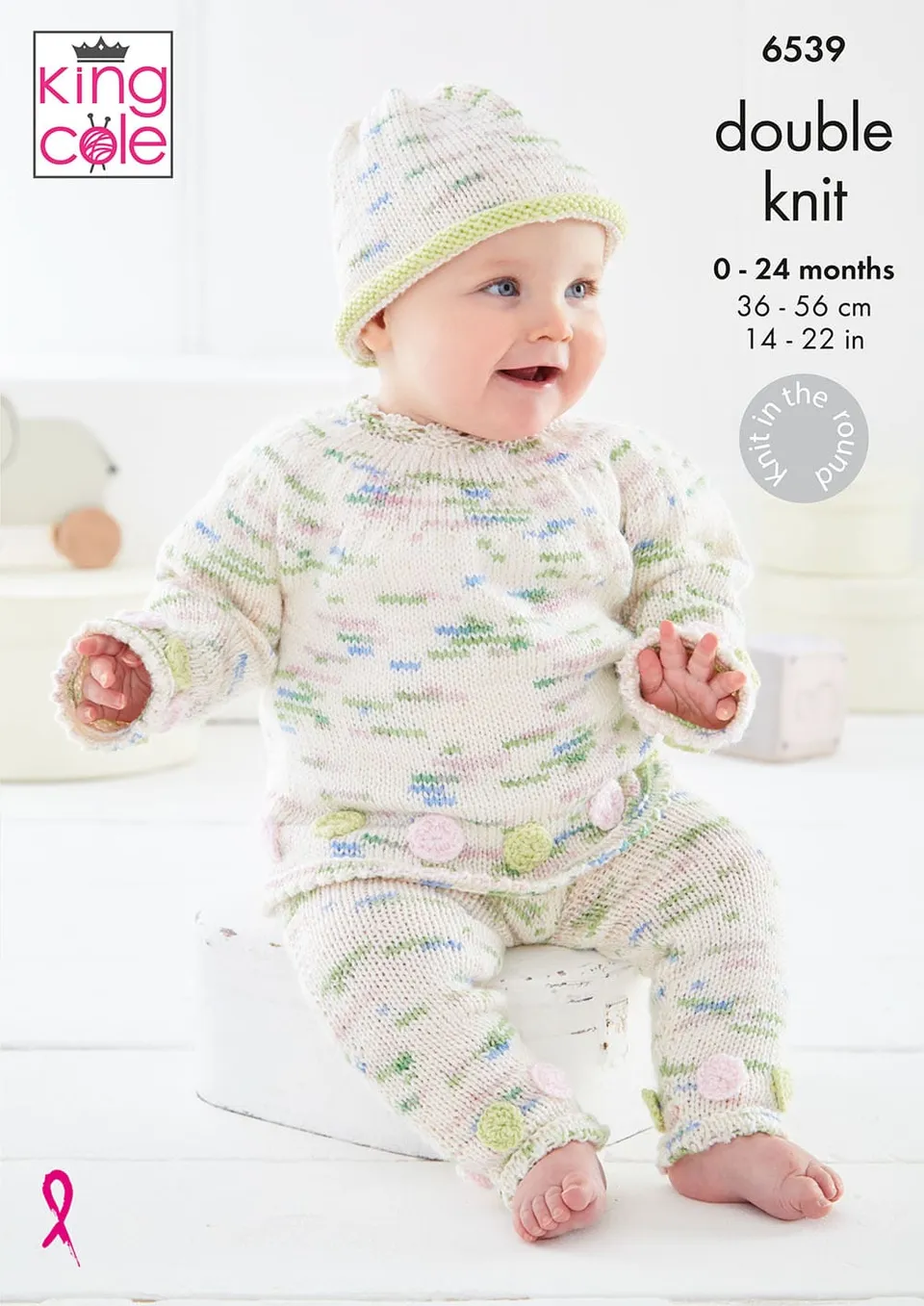 king-cole-patterns-6539-strickanleitung-baby-set-dot-dot-dash image 1