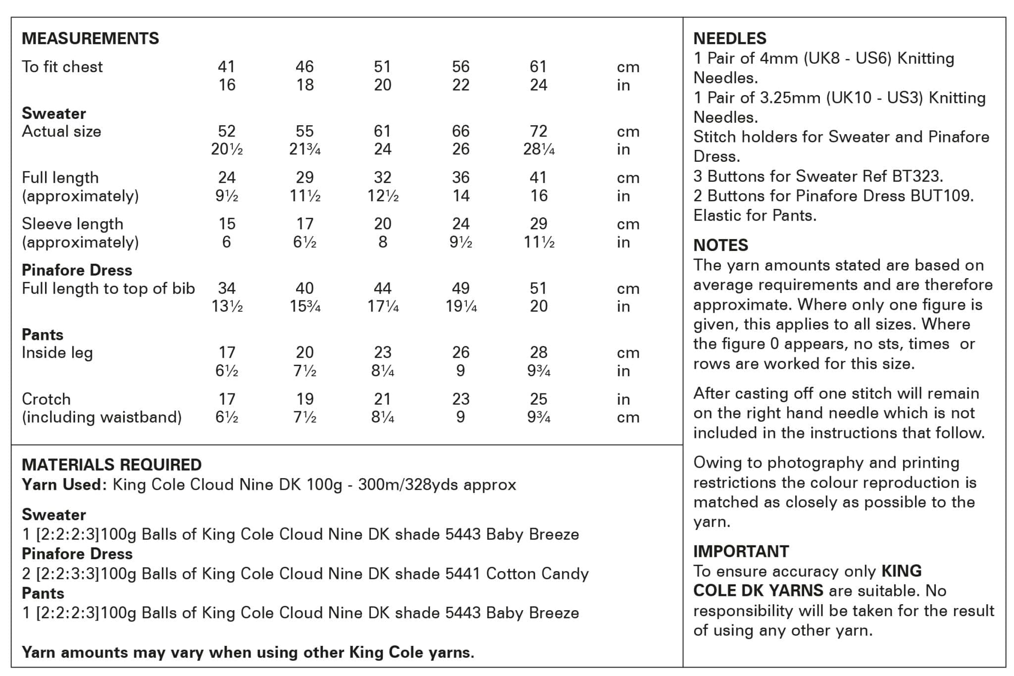 king-cole-6057-strickanleitung-pullover-latzkleid-hose-cloud-nine-dk image 3