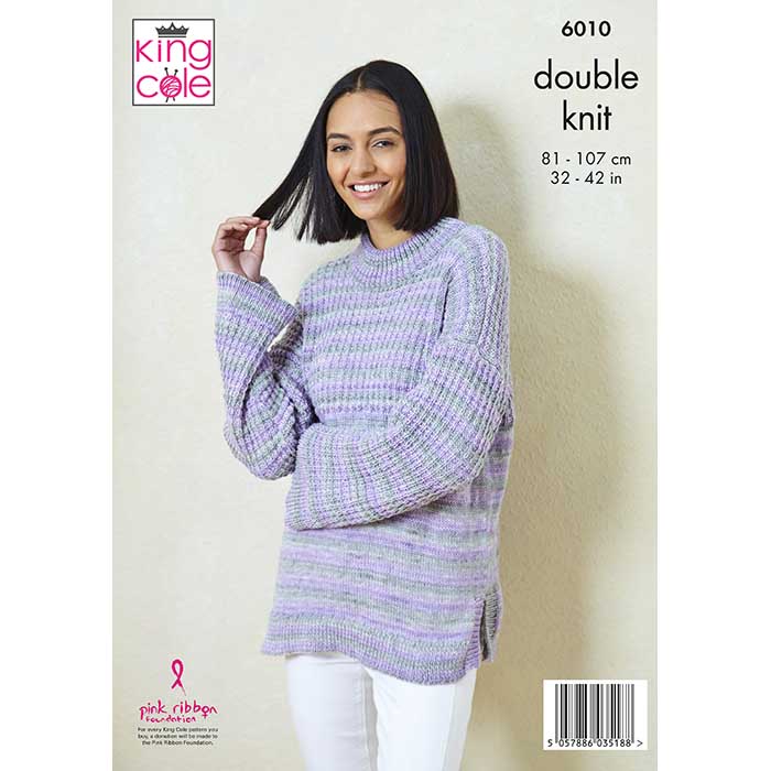 king-cole-6010-cardigan-pullover-strickanleitung-beaches-dk image 2