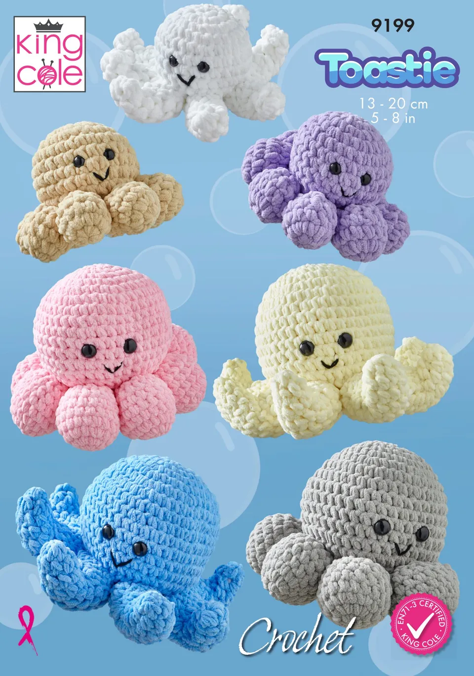 king-cole-9199-cute-octopus-h-kelanleitung-toastie-oktopus image 1