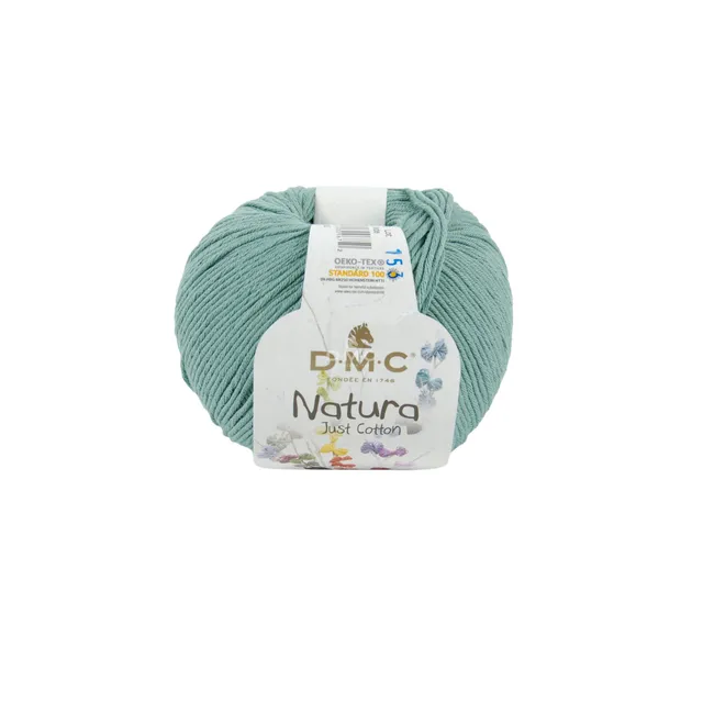 dmc-natura-just-cotton-baumwollgarn-jade-n20-50-g-155-m image 1