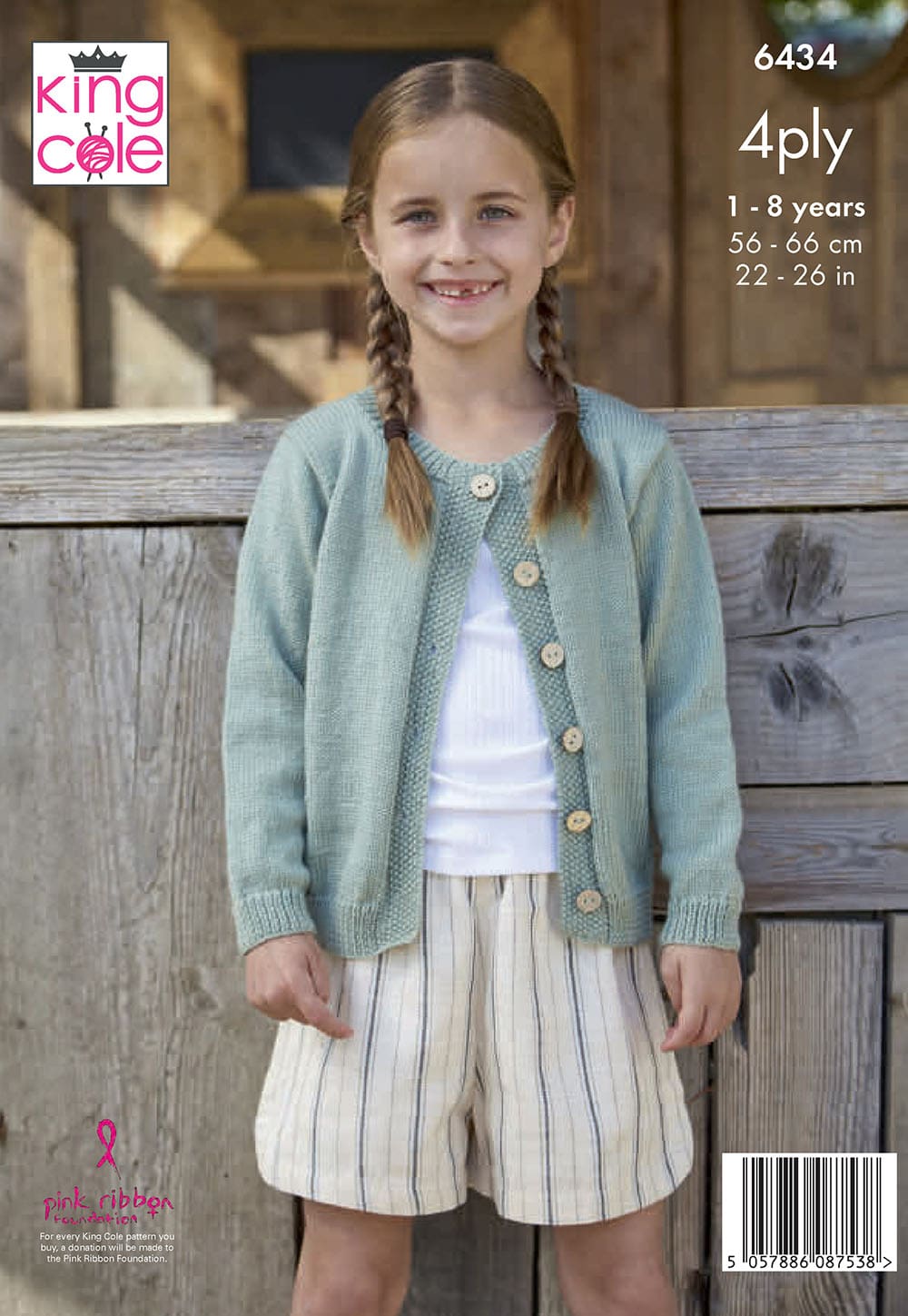king-cole-6434-strickanleitung-cardigan-und-top-cherished-4ply image 2