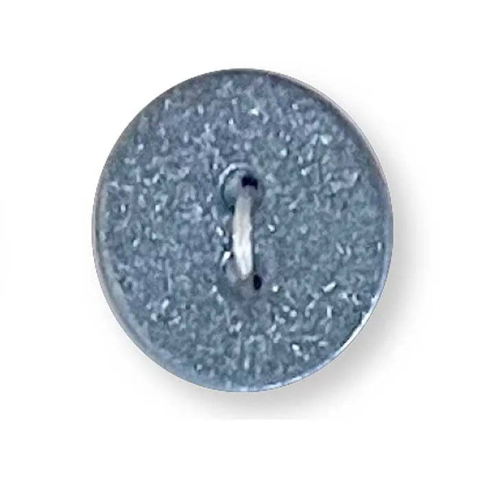 king-cole-haberdashery-knopf-blau-40-ligne-glitzer-flach image 1