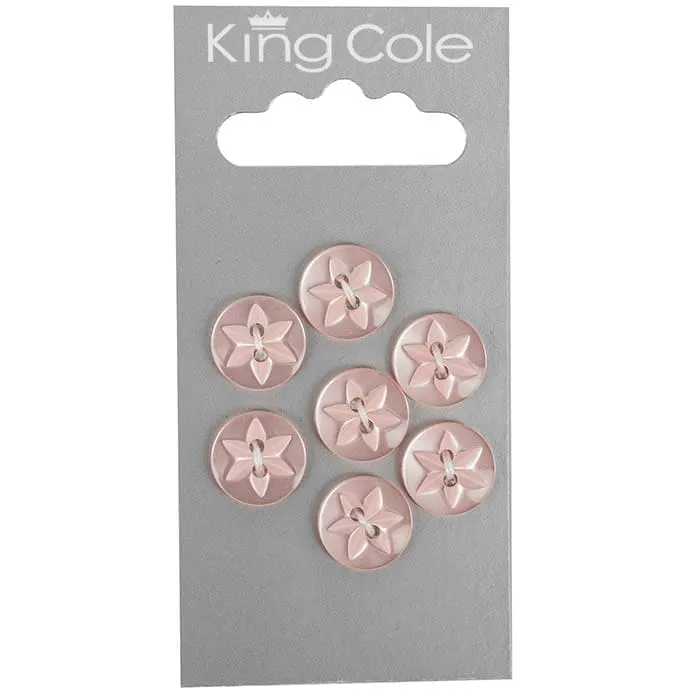 king-cole-haberdashery-round-flower-effect-kn-pfe-pink-medium image 1