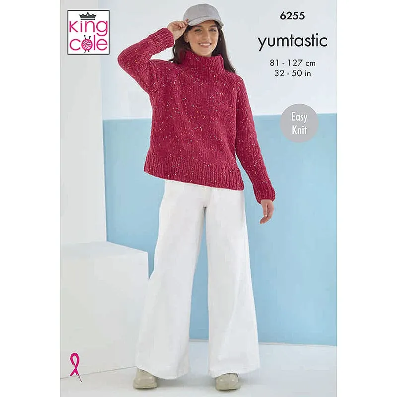 king-cole-patterns-6255-strickanleitung-damenpullover image 1