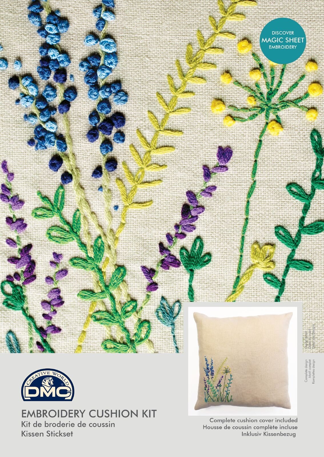 dmc-moulin-sp-cial-stickset-feldblumen-kissen-40-x-40 image 2