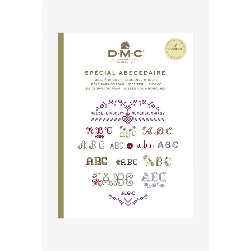 dmc-abc-kreuzstich-b-chlein-stickbuch-a6-40-seiten image 1