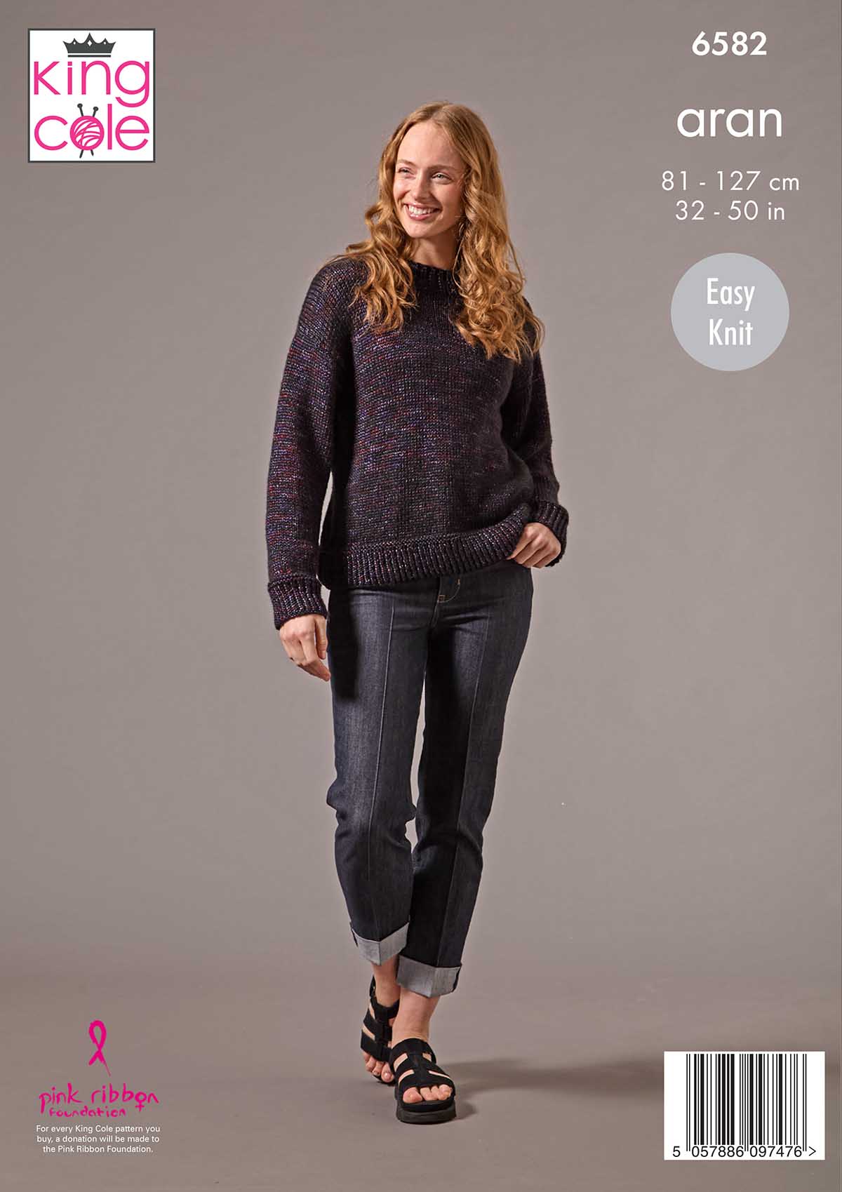 king-cole-6582-pullover-strickanleitung-firefly-aran image 2