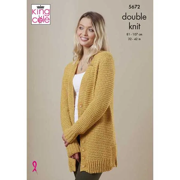 king-cole-5672-strickanleitung-pullover-cardigan-drifter-dk image 1
