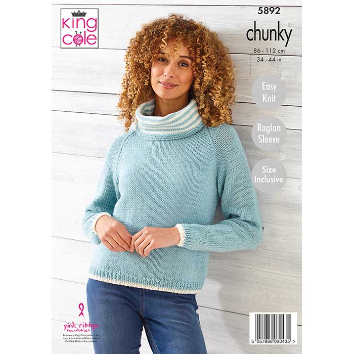 king-cole-5892-sweater-strickanleitung-wildwood-chunky image 2