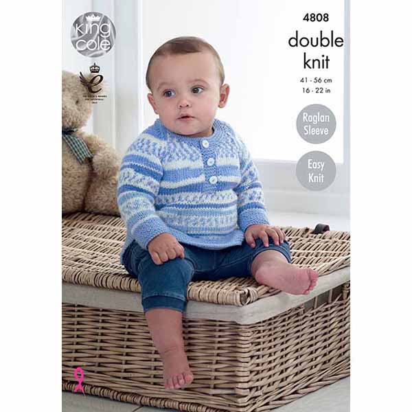 king-cole-4808-strickanleitung-pullover-cardigan-cherish-dk image 1