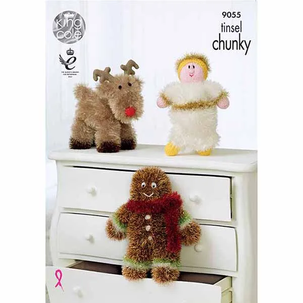 king-cole-patterns-9055-strickanleitung-tinsel-chunky-weihnachten image 1