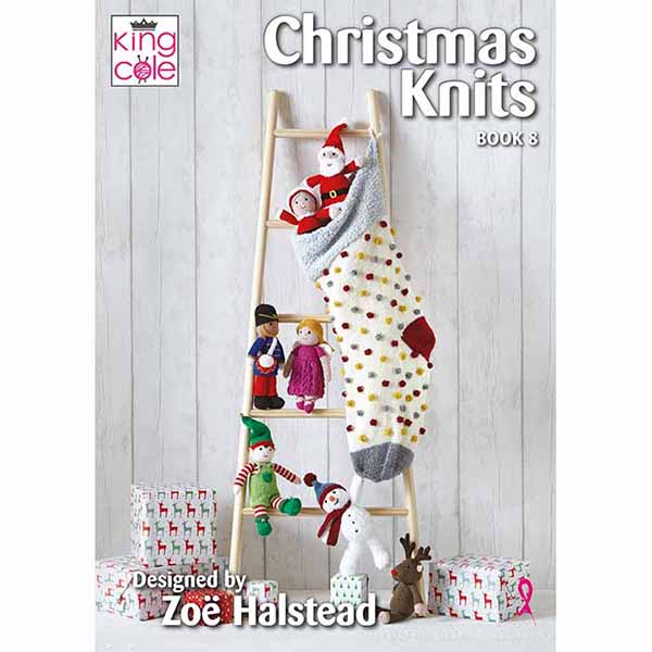 king-cole-patterns-christmas-knits-book-8-strickheft image 1