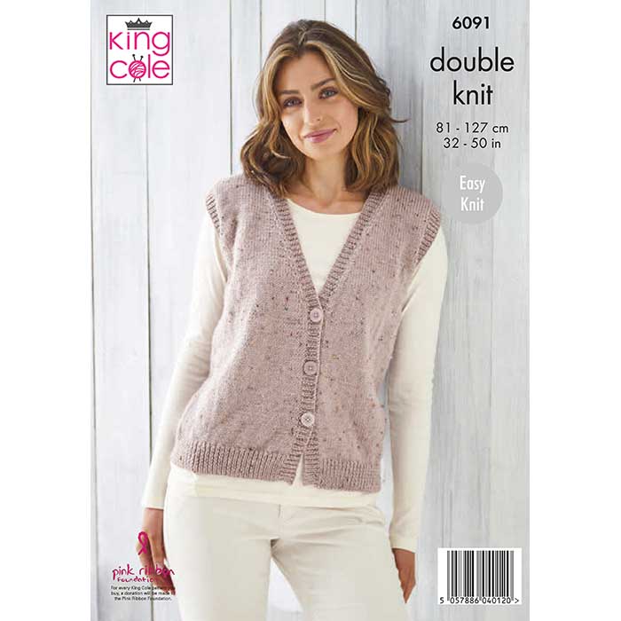 king-cole-6091-strickanleitung-westen-big-value-tweed-dk image 2