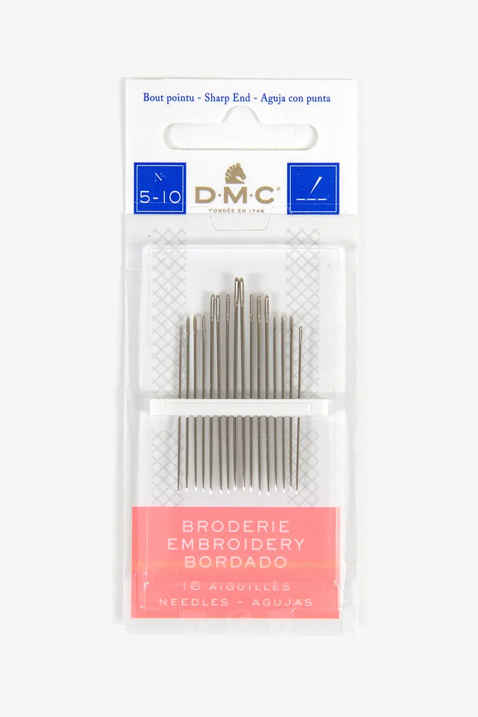 dmc-moulin-sp-cial-size-5-10-sticknadeln-16-st-ck-spitz image 1