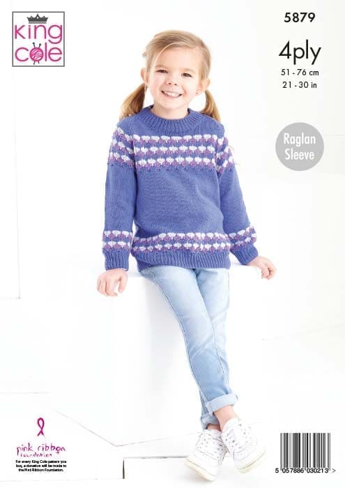 king-cole-5879-strickanleitung-pullover-cotton-socks image 2